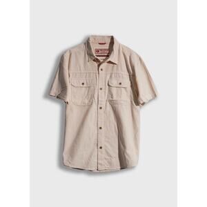 Iron and Resin Herman Shirt Corduroy in Natural - Large